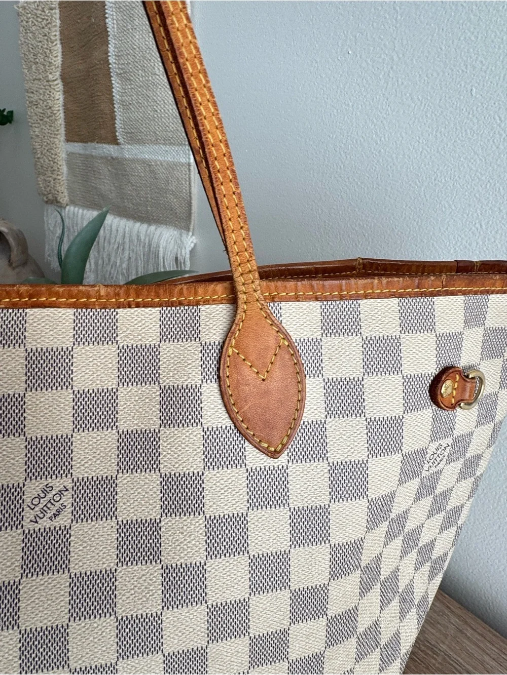 ✅AUTH✅LOUIS VUITTON NEVERFULL MM AZUR